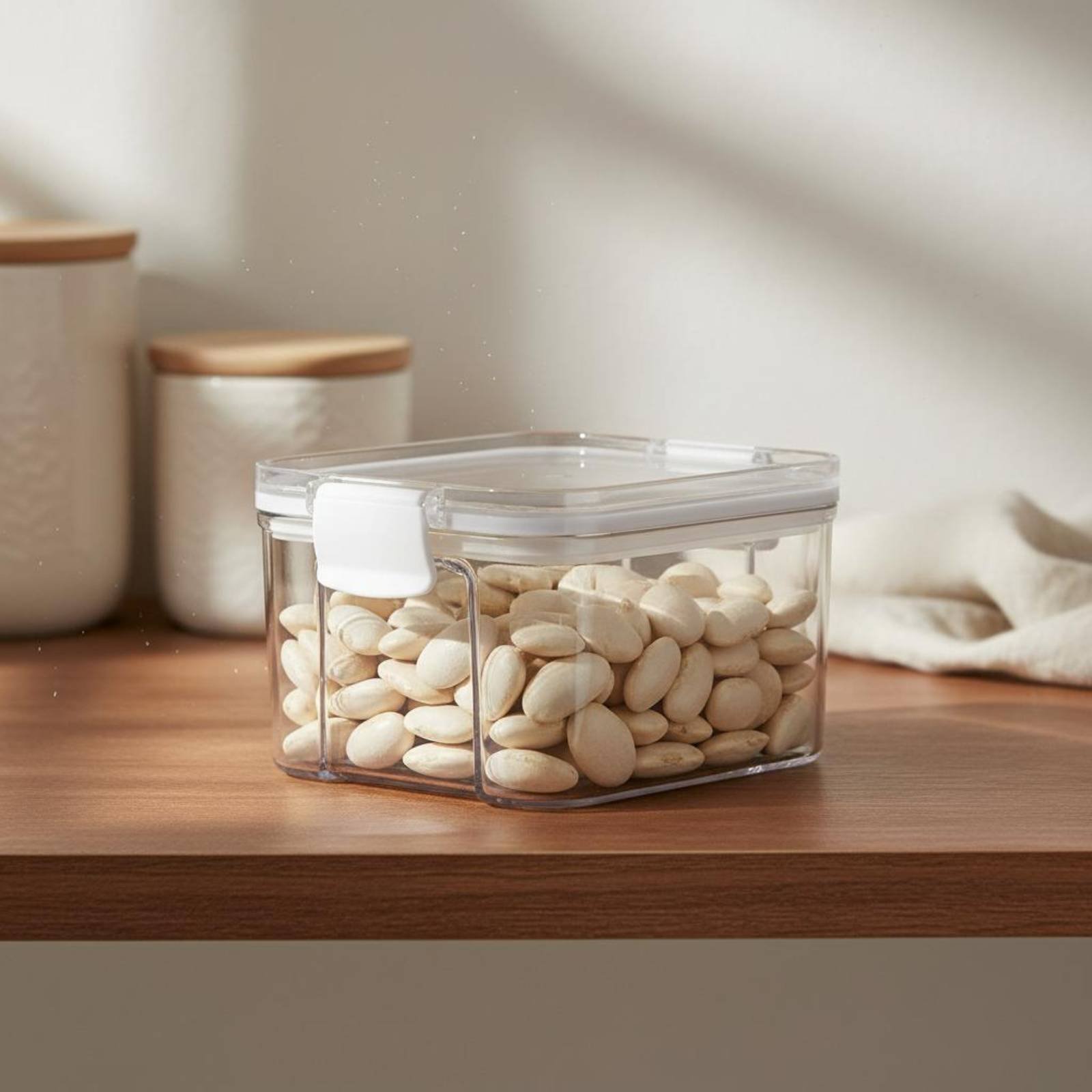 Food Storage Airtight - Luftdichter Lebensmittelbehälter, feuchtigkeitsbeständiger, versiegelter Getreidebehälter, transparenter