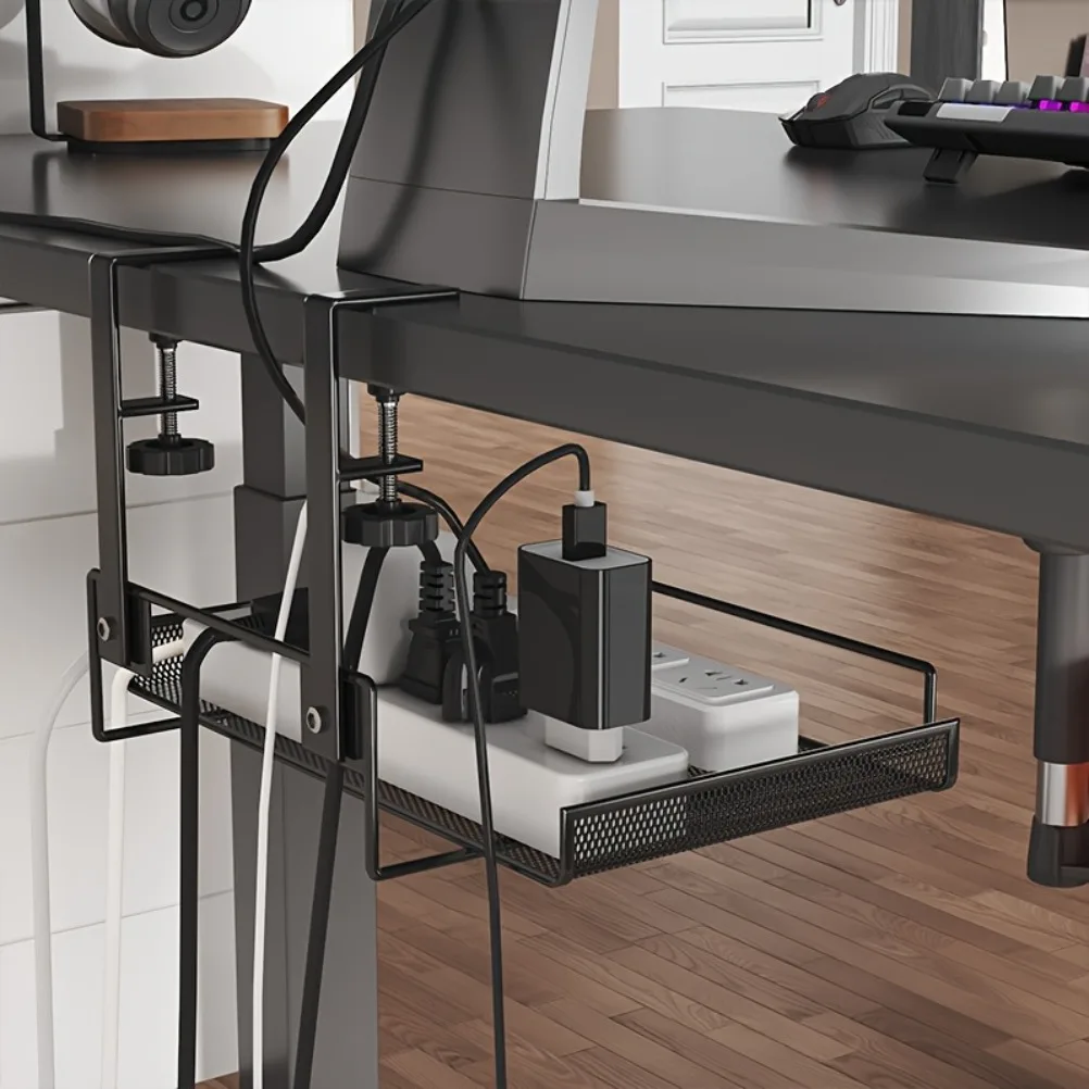 Food Storage For Room - Tischkabel-Organizer Aufbewahrungsregal Unter Computertisch WLAN-Router-Halter Nicht