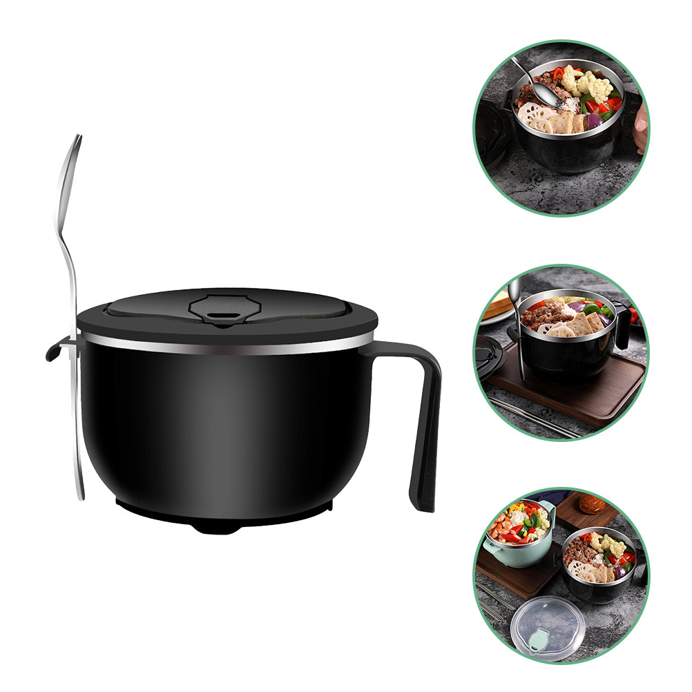 Food Storage In Stainless Steel - 1 Set Edelstahl-Reisschüssel 1200 ml mit