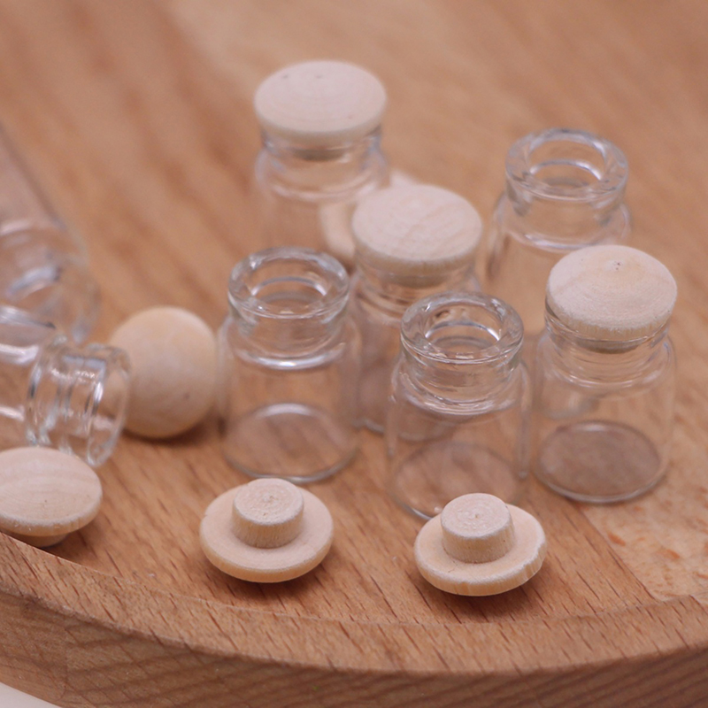 Food Storage Jars & Containers - 4 Stücke 1:12 Puppenhaus Miniatur Glasgefäße