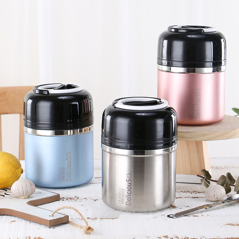 Food Storage For Long Term - Lunchbox aus Edelstahl, Thermo-Lunchbox, langfristige Isolierung,