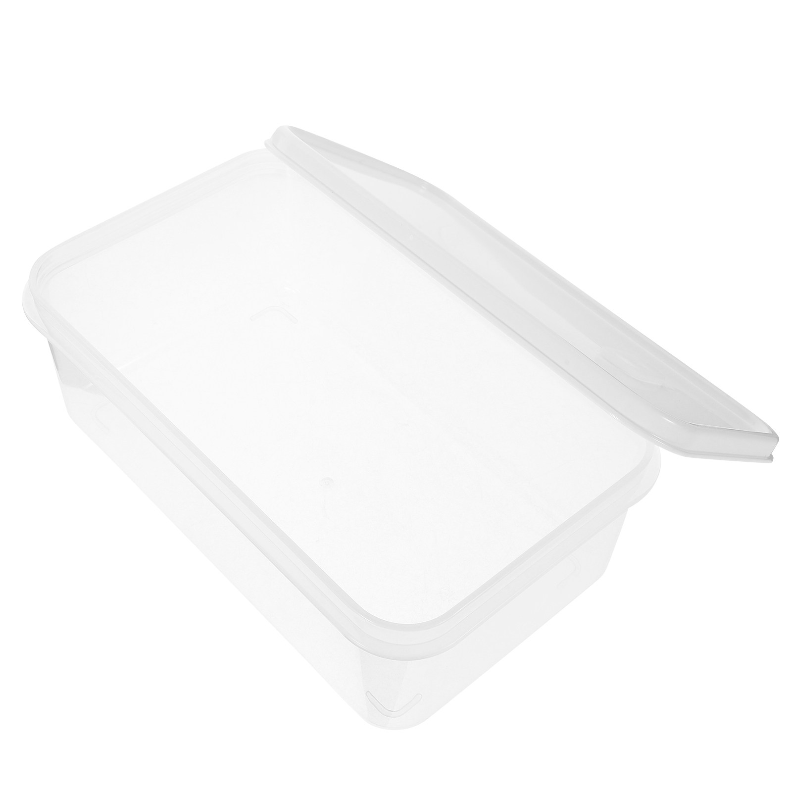 Food Storage Containers Plastic Box - Hochdichter, transparenter Brotbehälter, geräumige Frischhaltebox für