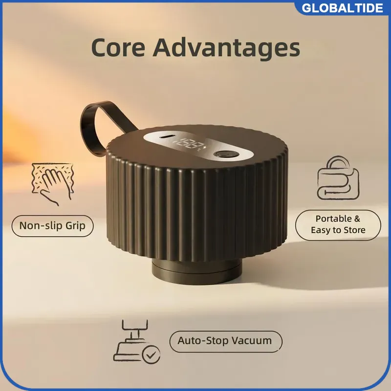 Food Storage Jars & Containers - Elektrisches Vakuum-Versiegelungsgerät für Einmachgläser, 3-in-1 Handgerät