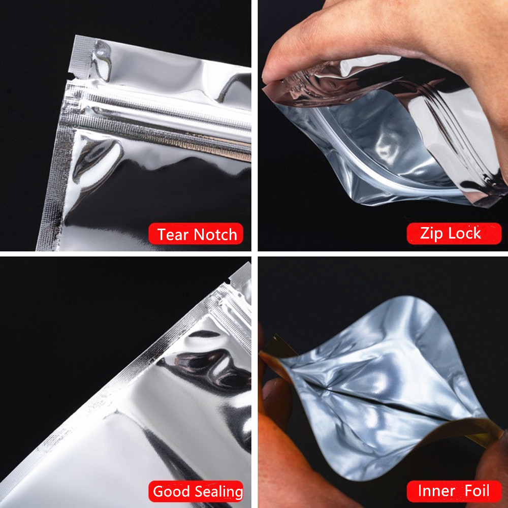 Glänzende Silberne Aluminisier – Ziploc Food Storage Bewertung und Preis
