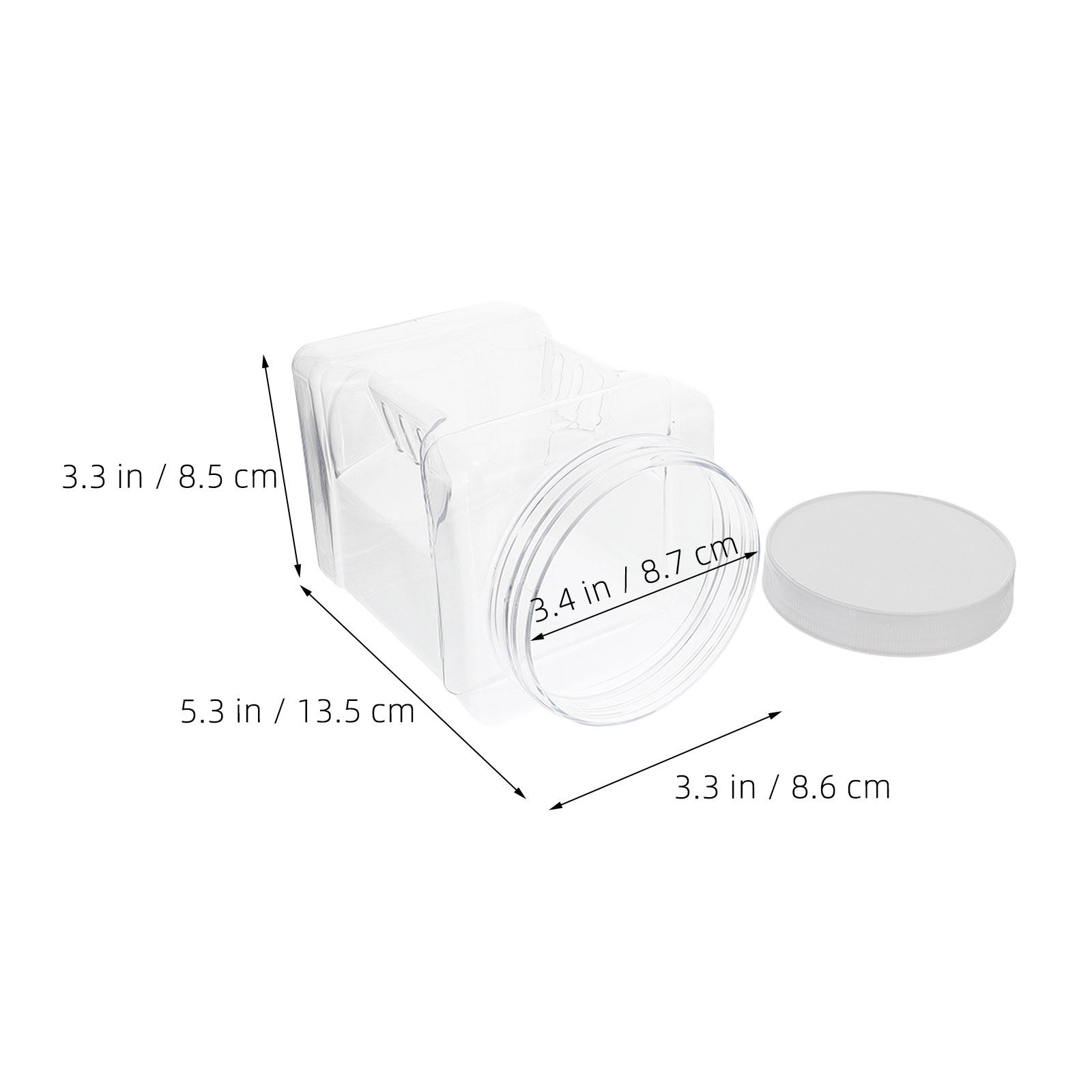 6 Stück transparente quadratis – Food Storage Airtight Bewertung und Preis