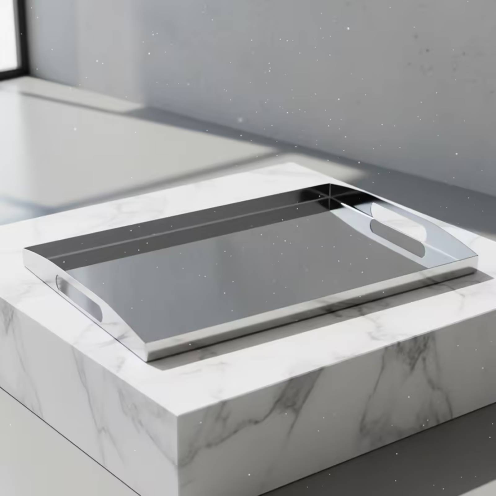 Edelstahl-Spiegeltablett mit G – Food Storage In Stainless Steel Bewertung und Preis
