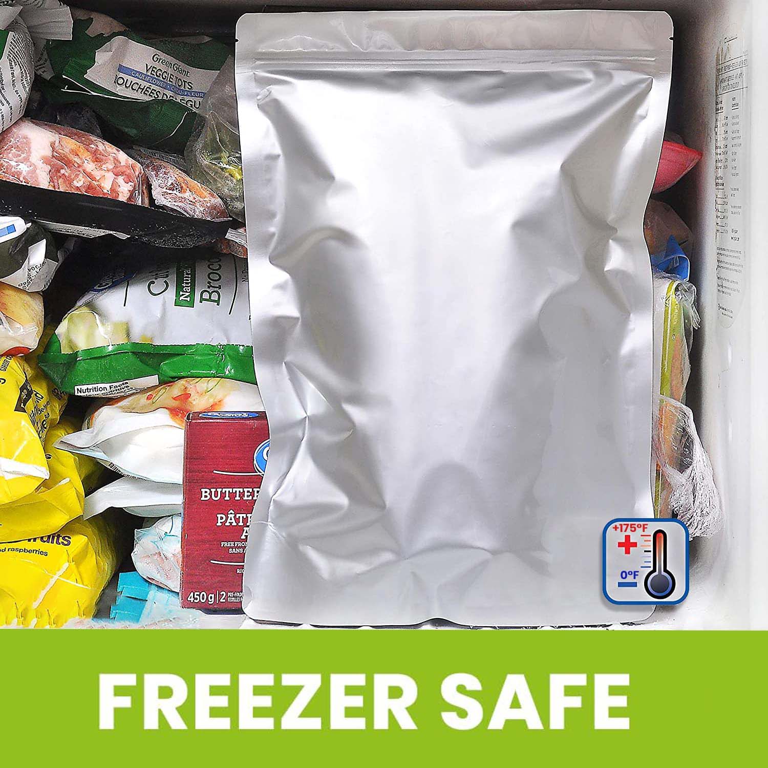 0,25/1/2,5/5 Gallonen Silberne – Food Storage For Long Term Bewertung und Preis