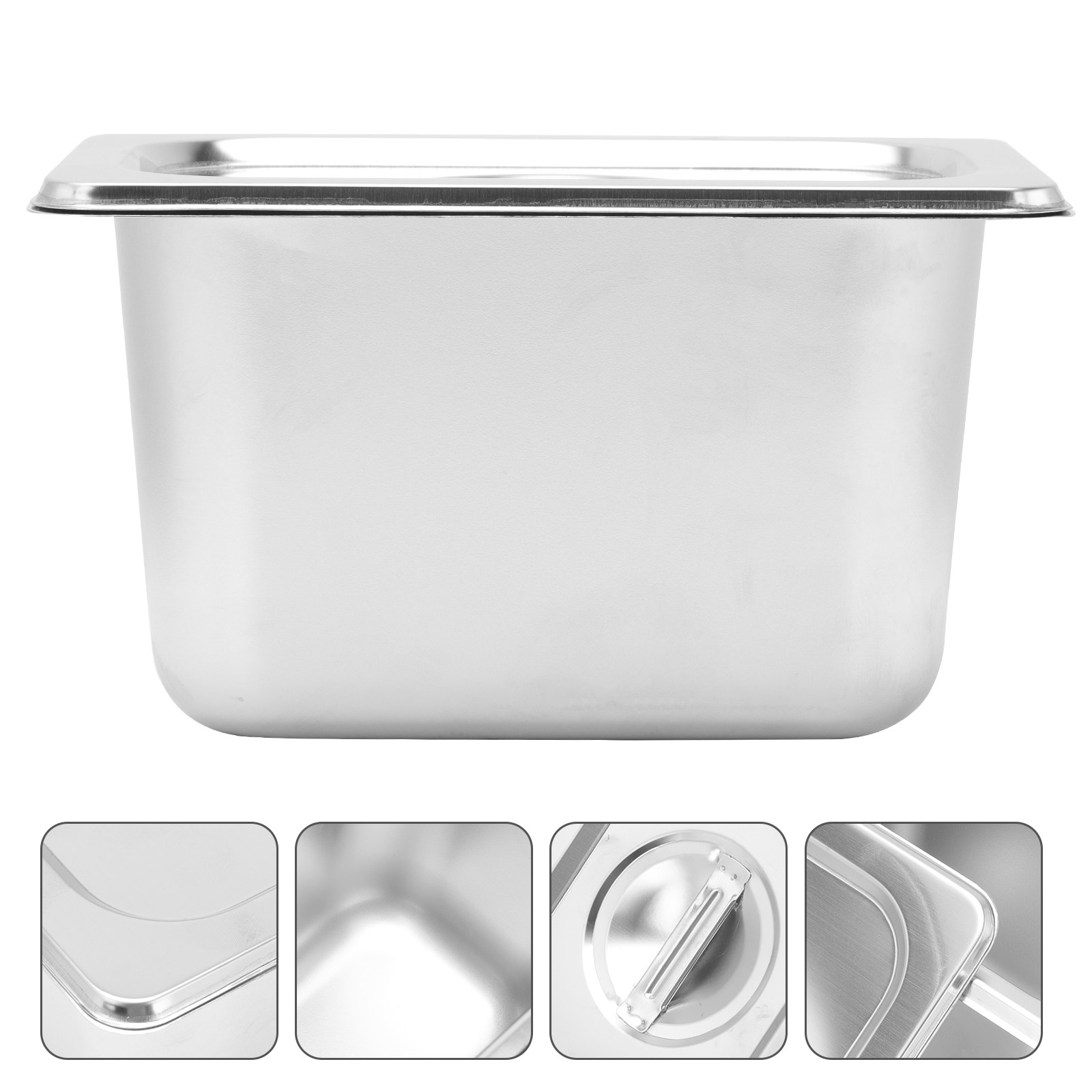 1 Set Edelstahl-Servierschüsse – Food Storage Stainless Steel Containers Bewertung und Preis