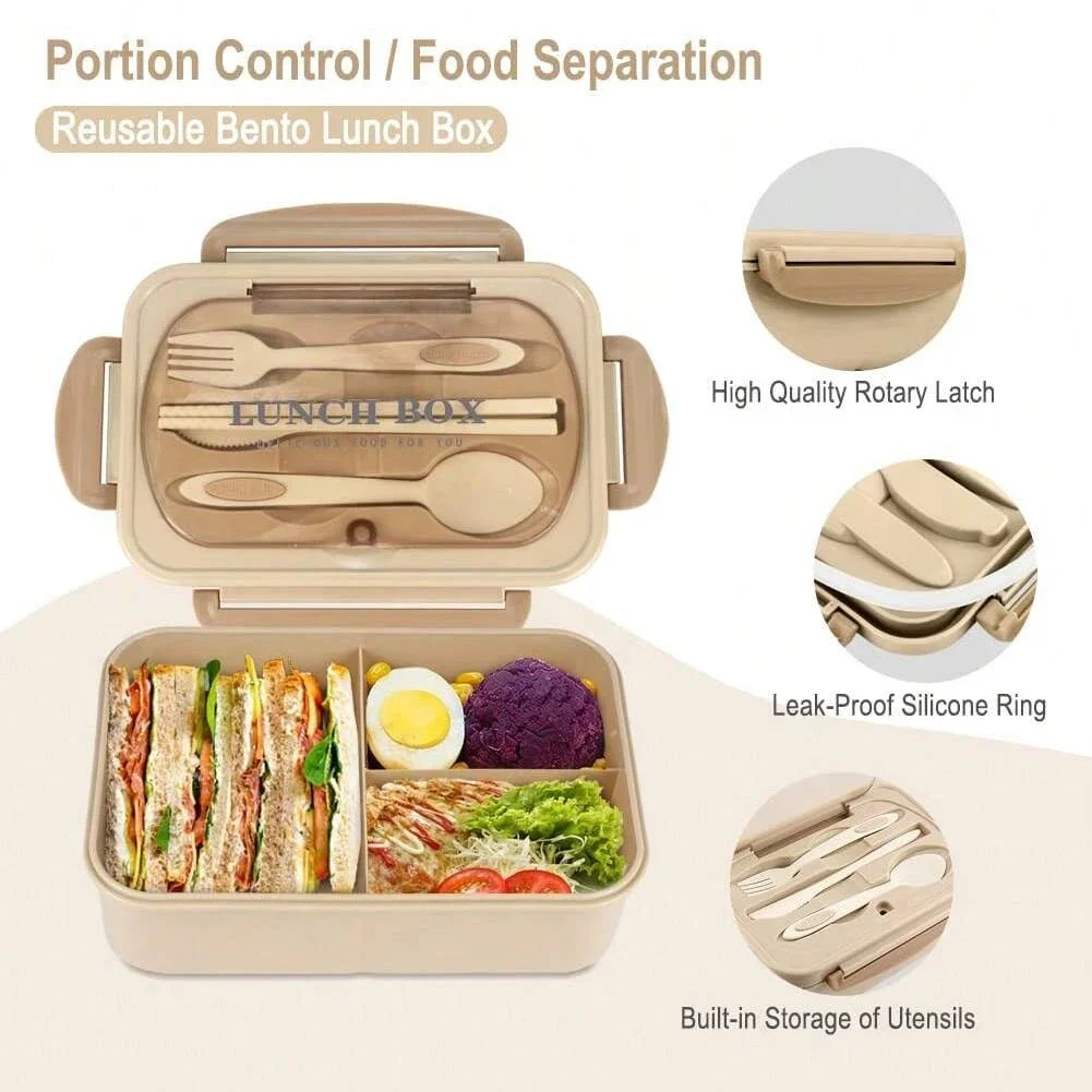 Bento-Box für Erwachsene mit 3 – Food Storage Microwave Safe Bewertung und Preis