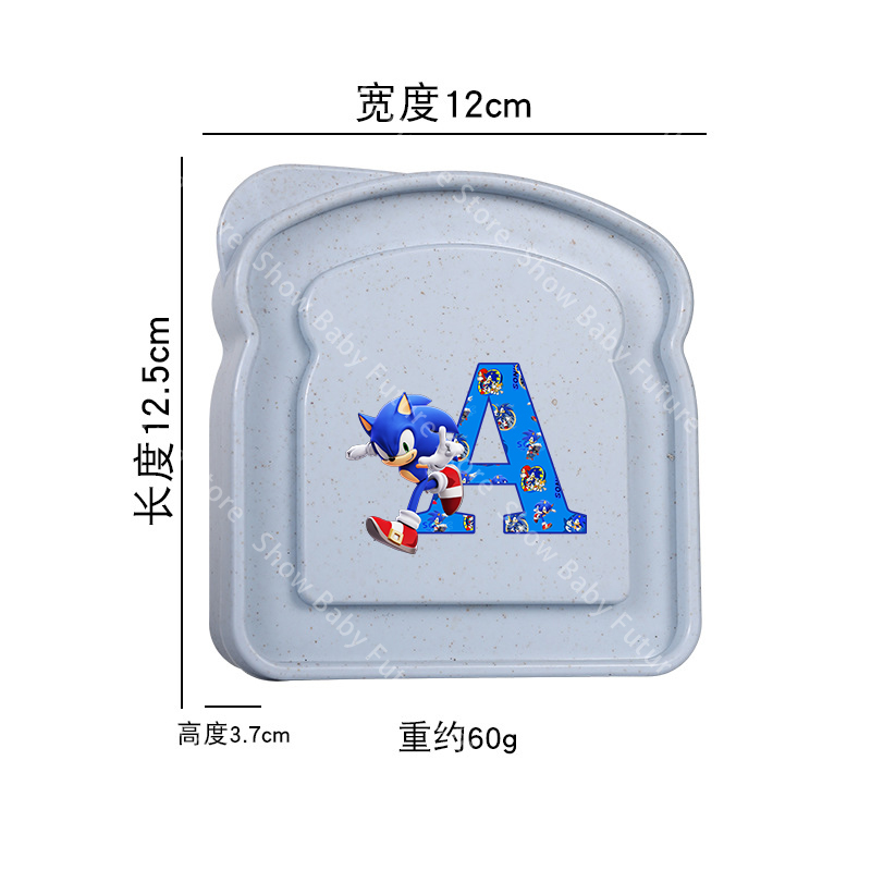 Neue Cartoon-Sonic-Buchstaben  – Food Storage On Table Bewertung und Preis