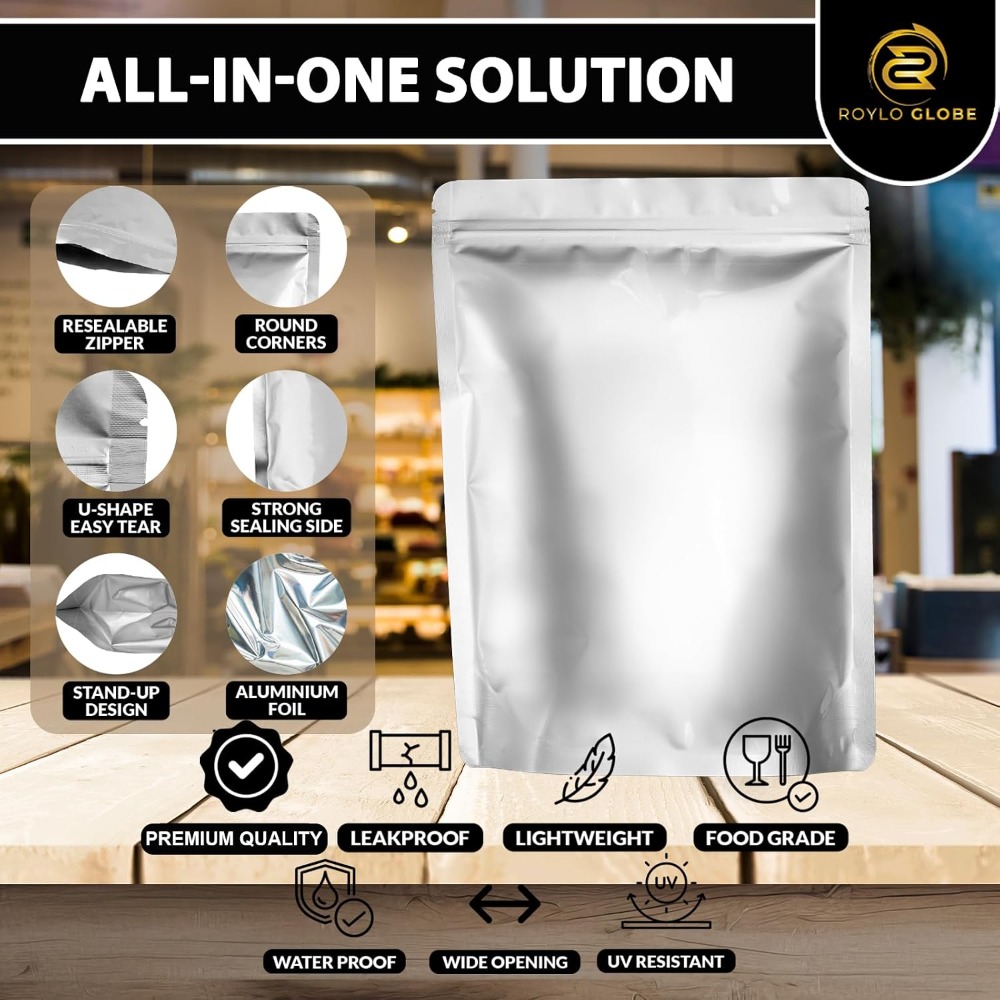 100 Stück 2-Quart-Mylar-Beutel – Food Storage For Long Term Bewertung und Preis