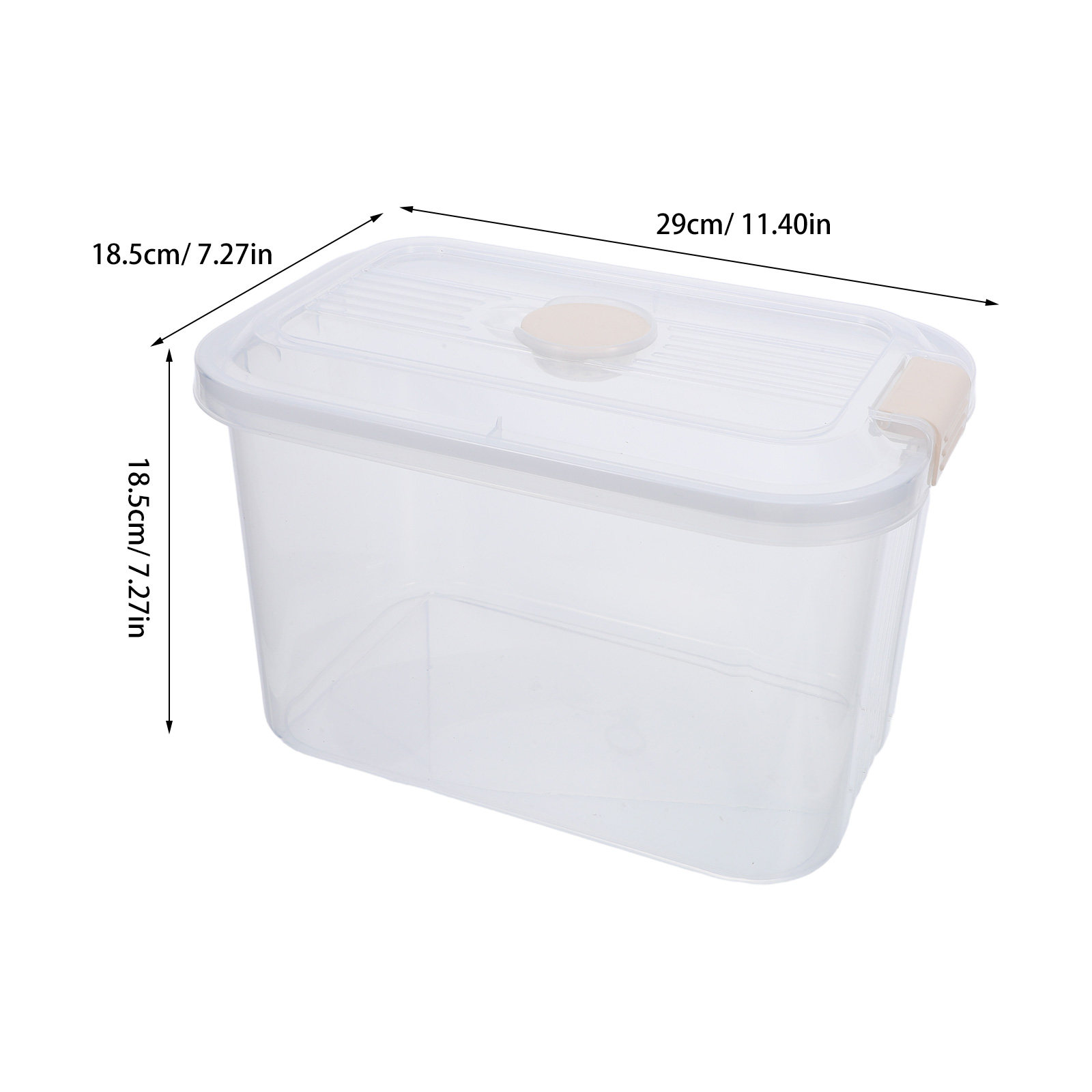 Luftdichter 5-kg-Kunststoff-Re – Food Storage Large Plastic Containers Bewertung und Preis