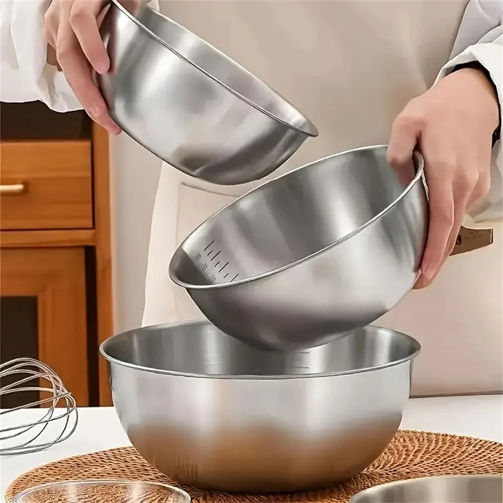 1-3 Edelstahl-Schüssel-Set mit – Food Storage In Stainless Steel Bewertung und Preis