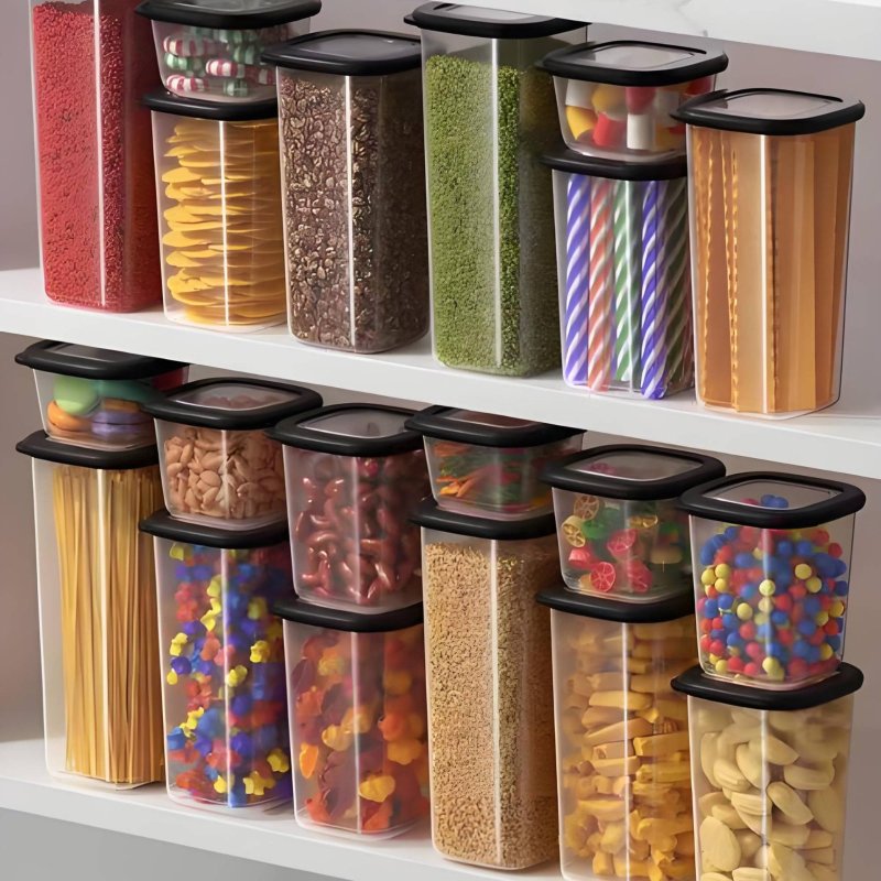 6-teiliges Luftdichtes Lebensm – Food Storage Airtight Bewertung und Preis