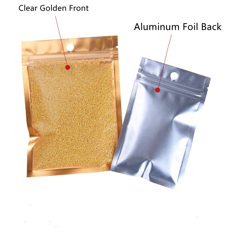 100Pcs Gold Mylar Zip-Lock Beu – Ziploc Food Storage Bewertung und Preis