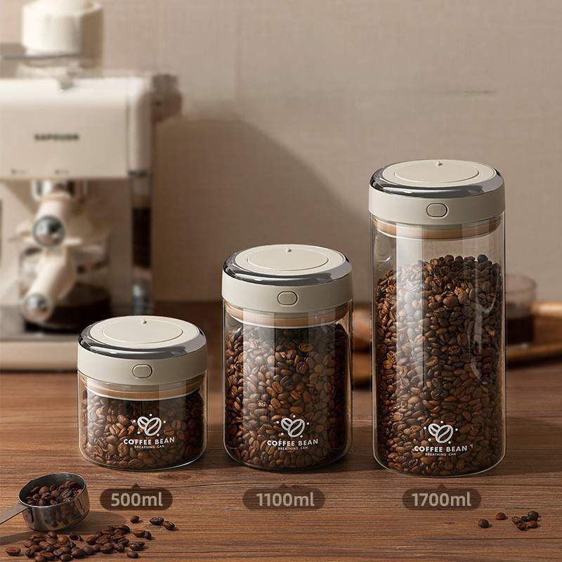 500/1100/1700ml Kaffeebohnen V – Food Storage Airtight Bewertung und Preis