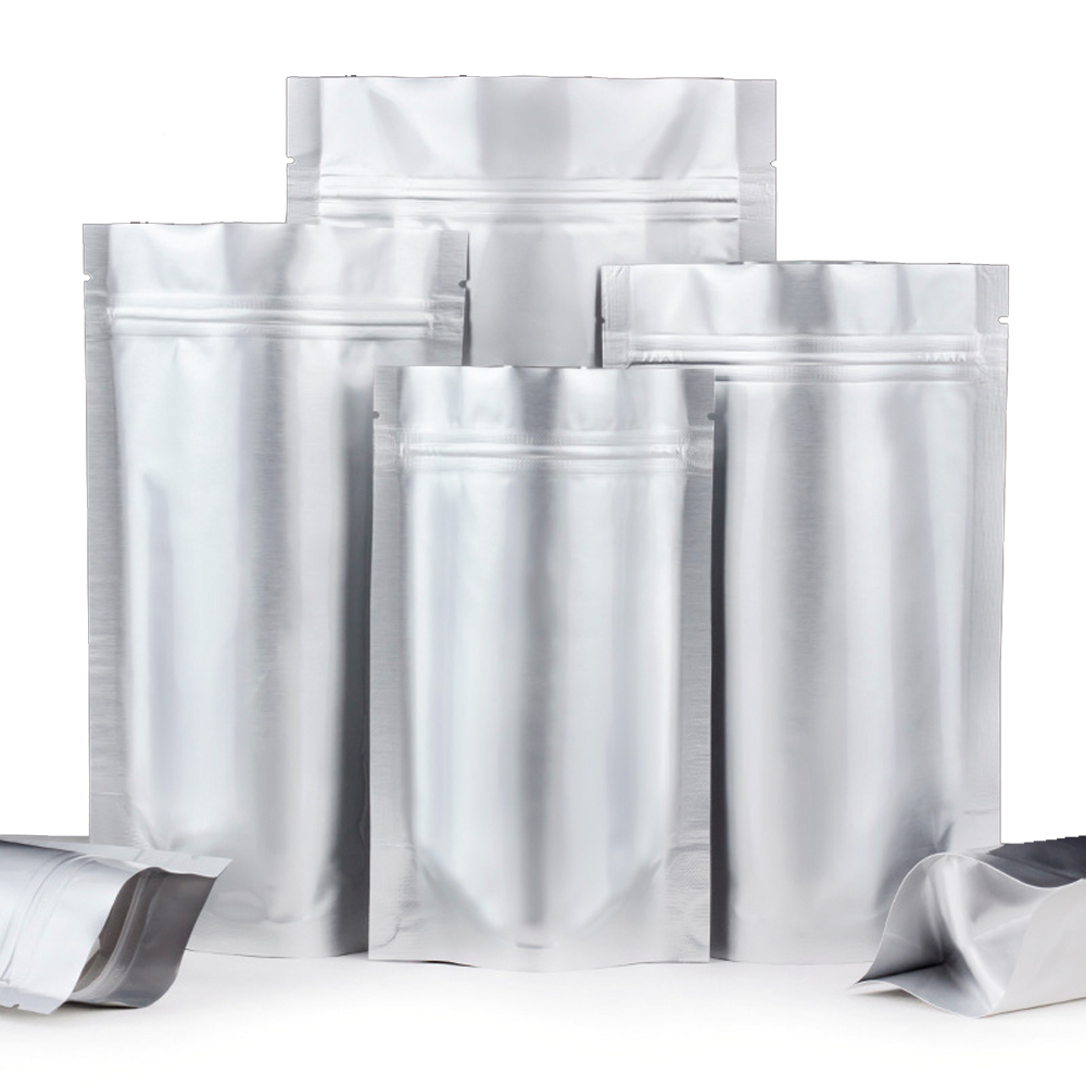 100Pcs Silber Zip-Lock Reinem  – Ziploc Food Storage Bewertung und Preis