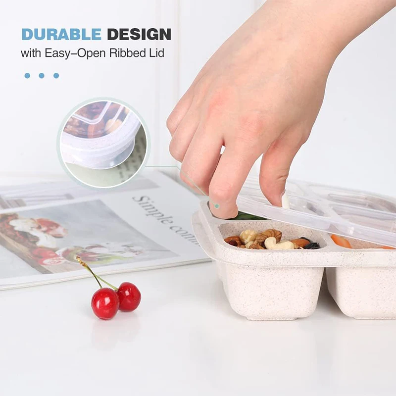 4 Gitter Lebensmittel Aufbewah – Food Storage Plastic Boxes Bewertung und Preis