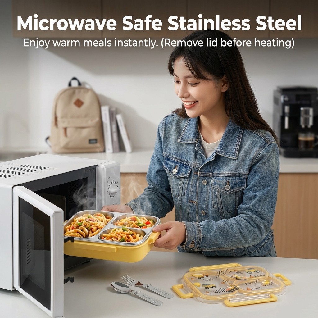 900 ml süße, unterteilte Bento – Food Storage Microwave Safe Bewertung und Preis
