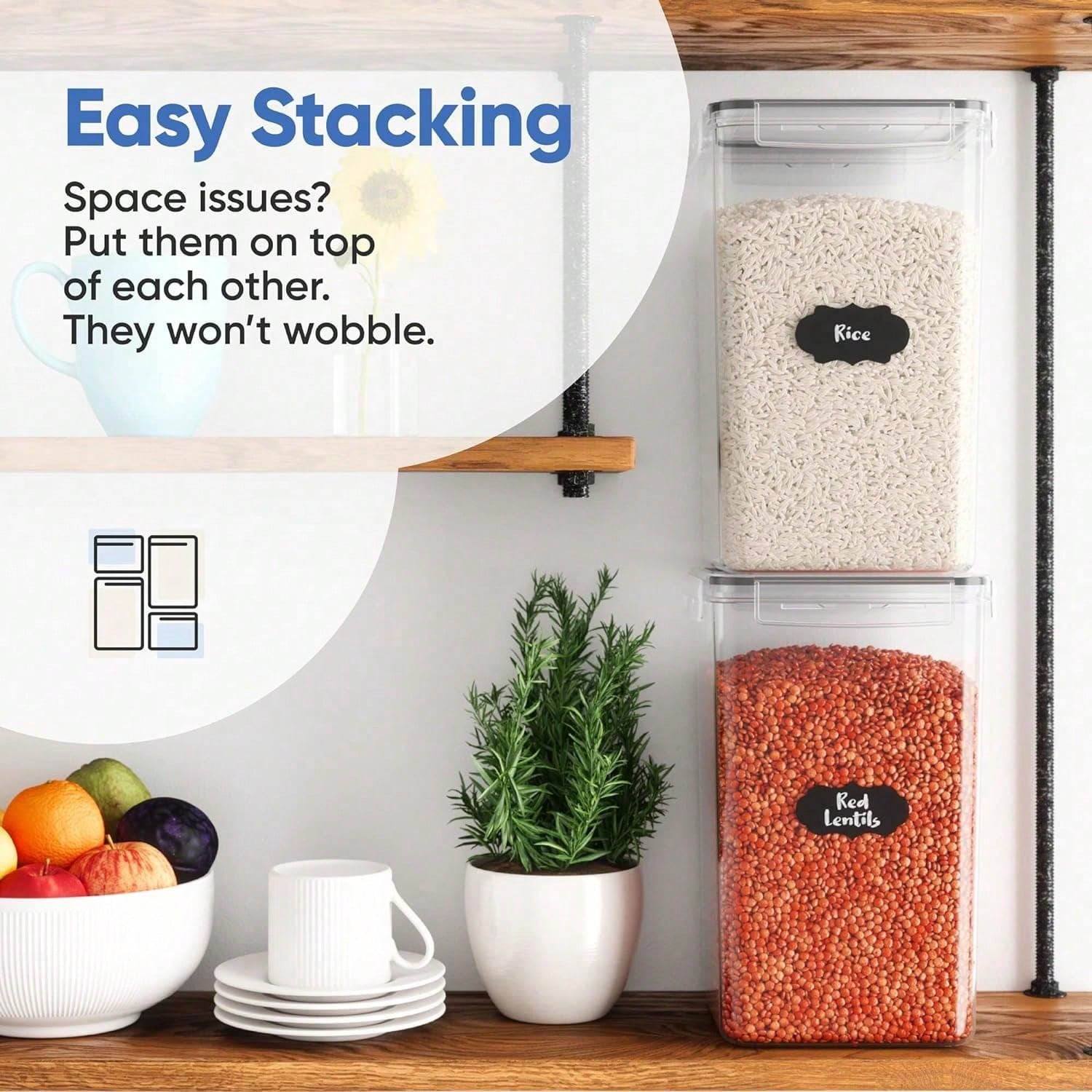 Extra große Vorratsbehälter fü – Xl Food Storage Containers With Lids Bewertung und Preis