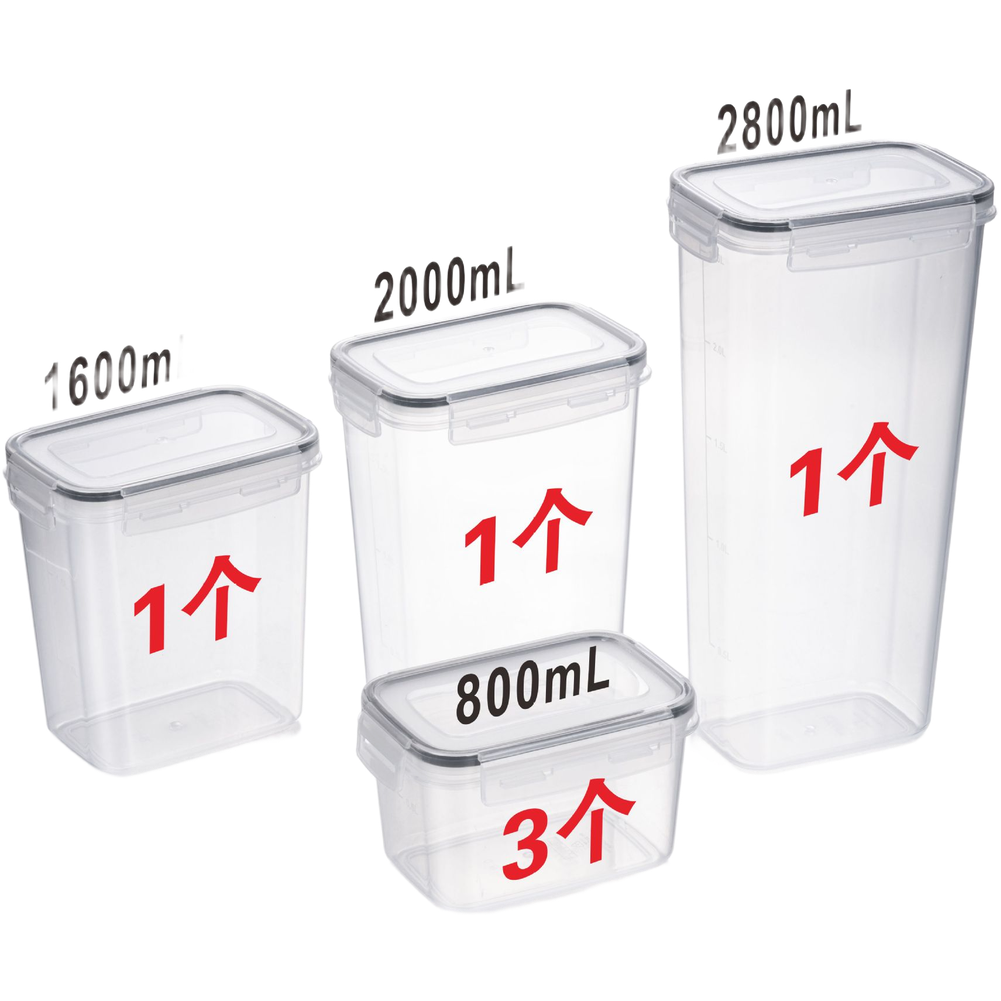 Quadratische Transparente Luft – Food Storage For Long Term Bewertung und Preis