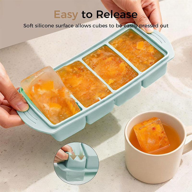 Silikon-Gefrierbehälter mit De – Xl Food Storage Containers With Lids Bewertung und Preis