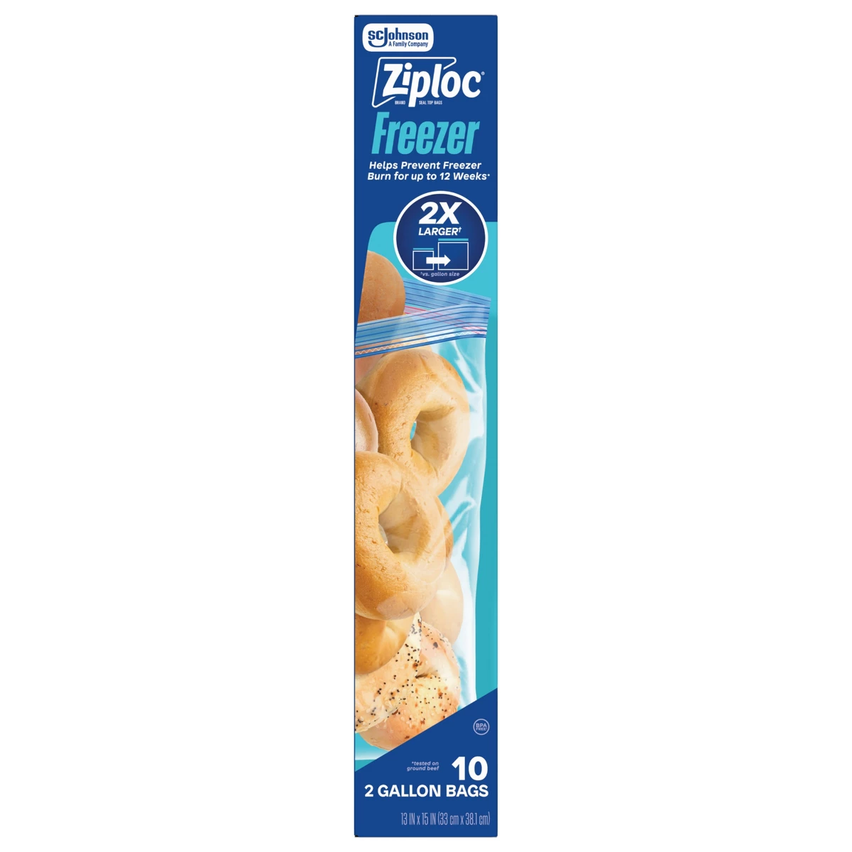 Ziploc 2-Gallonen-Gefrierbeute – Ziploc Food Storage Bewertung und Preis