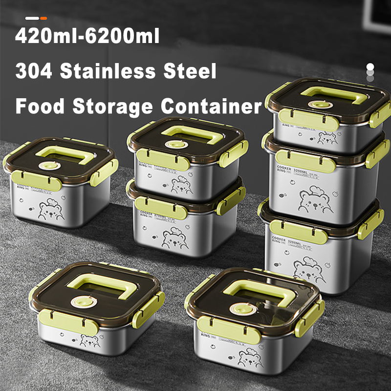 COOKER KING 420 ml-6200 ml Leb – Food Storage Stainless Steel Containers Bewertung und Preis