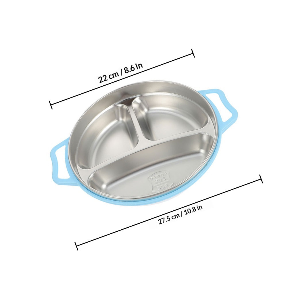 Geteilter Edelstahl-Speisetell – Food Storage In Stainless Steel Bewertung und Preis