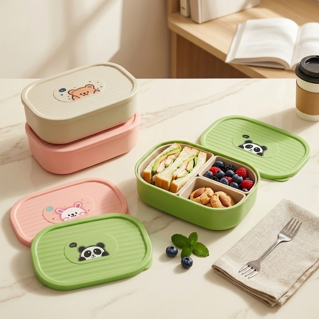 Niedliche, geteilte Lunchbox a – Food Storage Microwave Safe Bewertung und Preis
