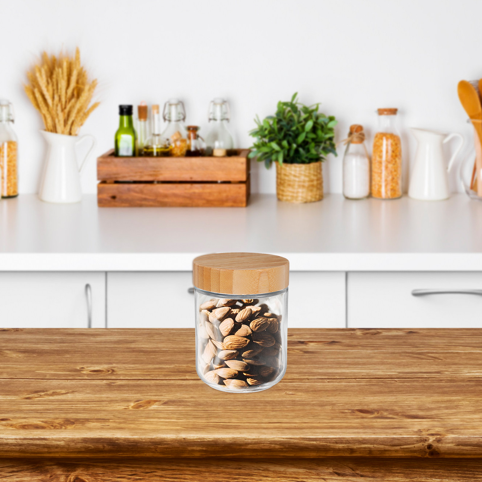 4 Stück Glas-Küchen-Aufbewahru – Food Storage Airtight Bewertung und Preis