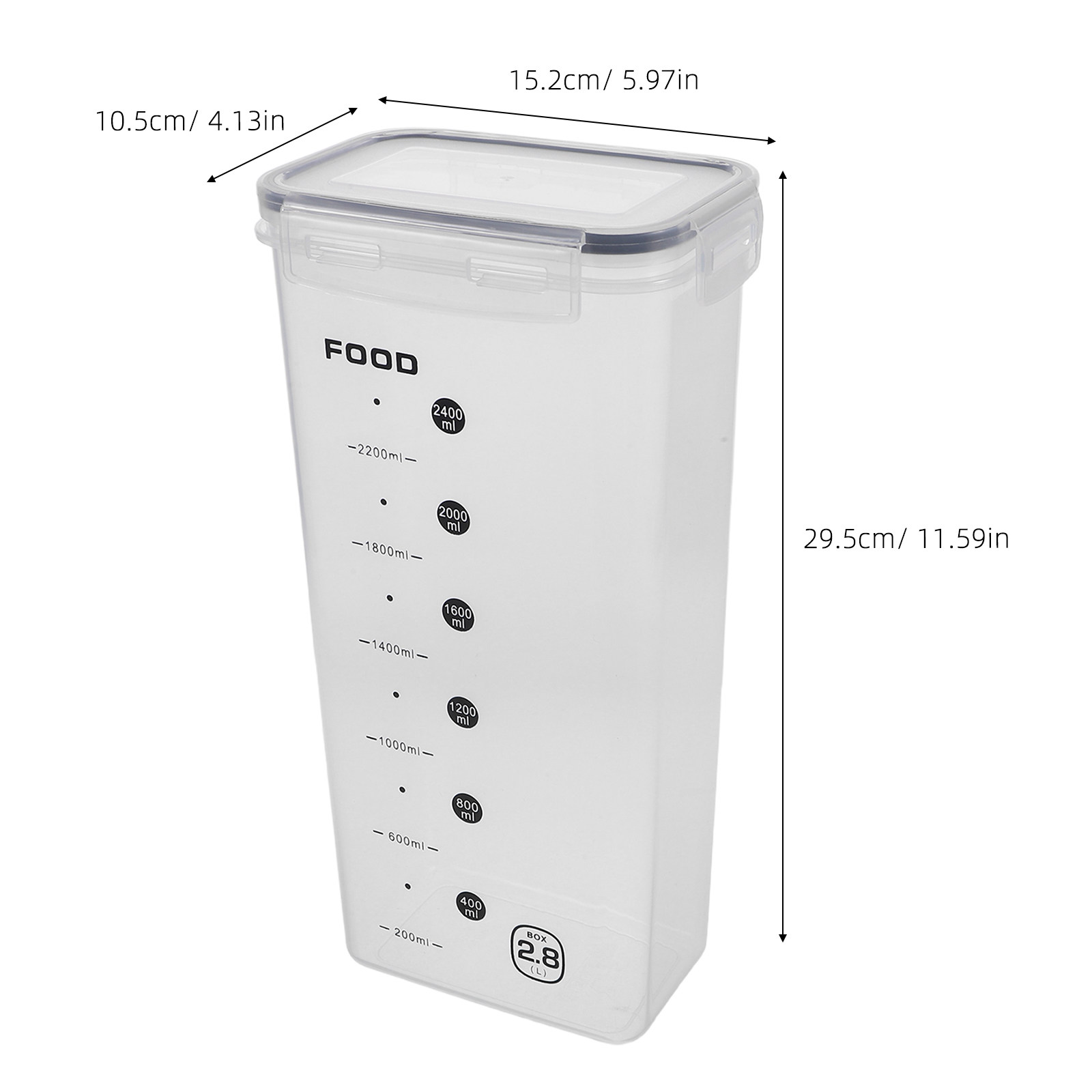 2 Stück Transparente Getreide- – Food Storage Airtight Bewertung und Preis