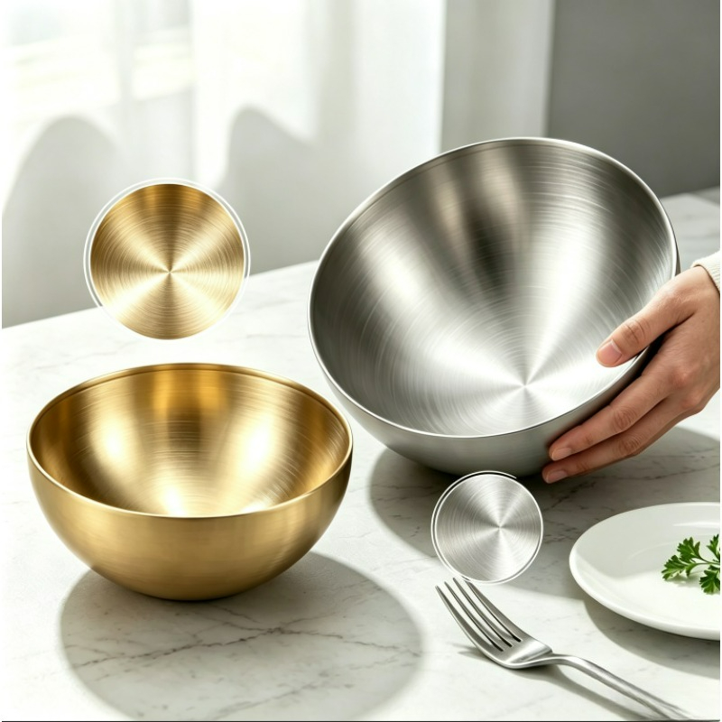 Edelstahl-Rührschüsseln Metall – Food Storage Stainless Steel Containers Bewertung und Preis